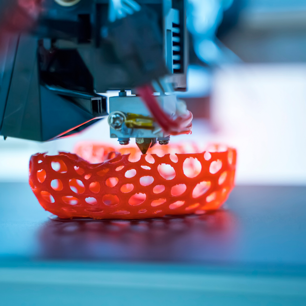 research on 3d printing in any industry